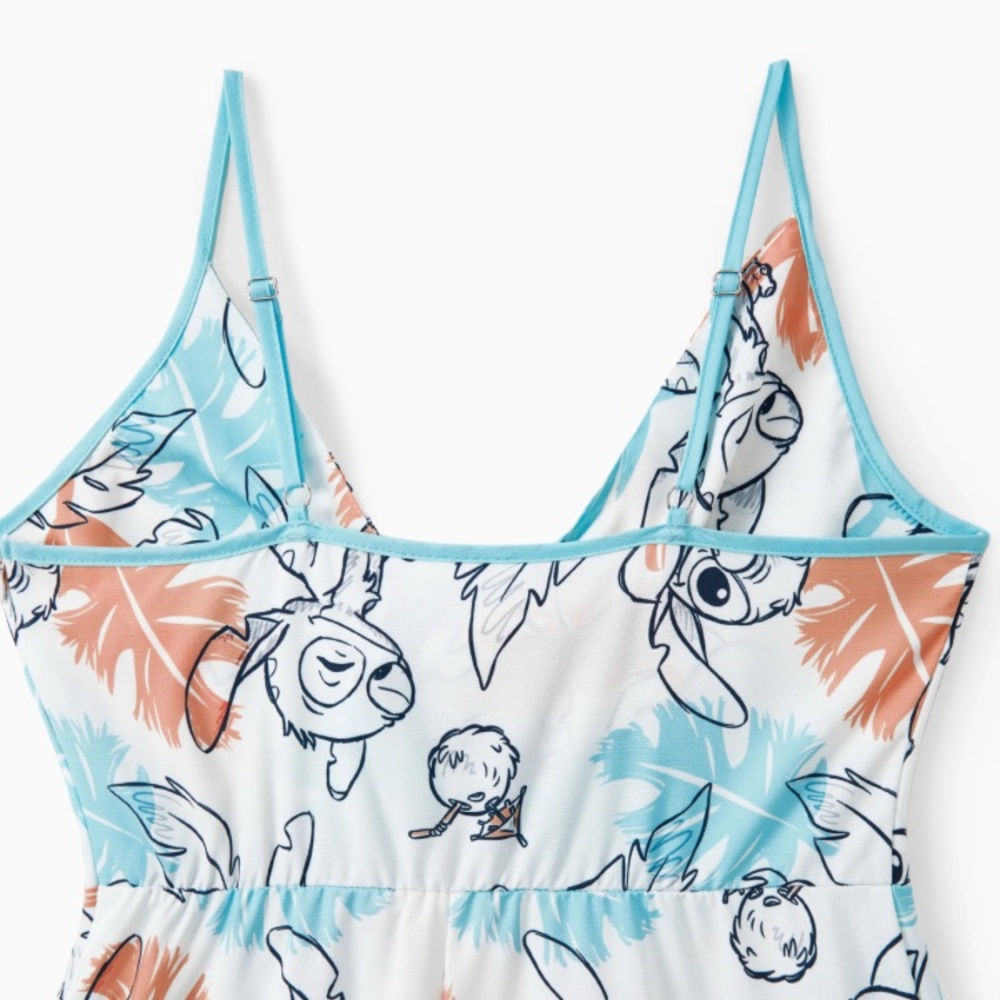 Disney Stitch Dresses with Tropical Flower Gradient - Picture 6 of 7